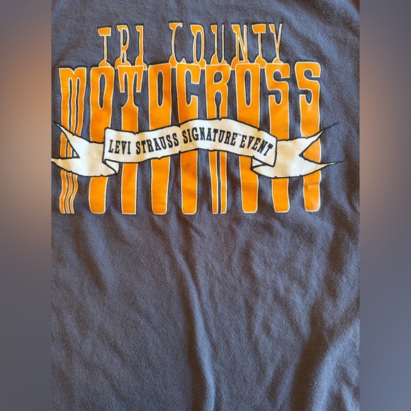 Levi's Kids Gray and Orange Motocross Long Sleeve Shirt - Picture 3 of 5